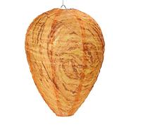 Tiardey Wasp Nest Decoy Wasp Deterrent for Hornets Tessuto Impermeabile Giallo Materiale Hanging Lanterna Repellente per api per casa e Giardino all'aperto