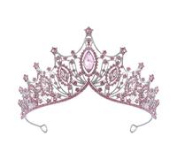 Tiare e corone da regina, diadema con strass for la corona da sposa della principessa, capelli da sposa(Color 6)