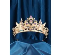 Tiare e corone per le donne strass Tiara nuziale corona fascia accessori sposa viola