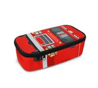 Tiasarato Fantastico astuccio per matite per bambini, grande capacità, con cerniera, ideale per il rientro a scuola, Red Fire Engine, Portamonete