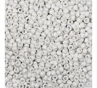 Tibaoffy Bianco Perline 6 x 9 mm, Perline Pony Totale Circa 1000 Grani