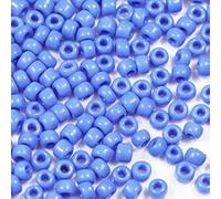 Tibaoffy Blu Perline Dimensione 8/0 Perle di Vetro del Seme dei Mestieri 3 mm per la Fabbricazione dei Gioielli (Totale Circa 100g Circa 3600 Grani )