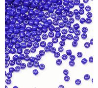 Tibaoffy Blu scuro Perline Dimensione 8/0 Perle di Vetro del Seme dei Mestieri 3 mm per la Fabbricazione dei Gioielli (Totale Circa 100g Circa 3600 Grani )