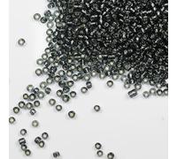 Tibaoffy Grigio trasparente con rivestimento in argento Perline Dimensione 6/0 Perle di Vetro del Seme dei Mestieri 4 mm per la Fabbricazione dei Gioielli (Totale Circa 100g Circa 1200 Grani )