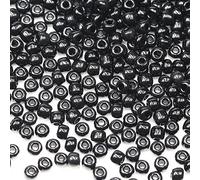 Tibaoffy Nero Perline Dimensione 8/0 Perle di Vetro del Seme dei Mestieri 3 mm per la Fabbricazione dei Gioielli (Totale Circa 100g Circa 3600 Grani )