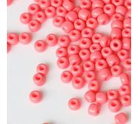 Tibaoffy Rosso anguria Perline Dimensione 6/0 Perle di Vetro del Seme dei Mestieri 4 mm per la Fabbricazione dei Gioielli (Totale Circa 100g Circa 1200 Grani )