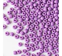 Tibaoffy Viola Perline Dimensione 6/0 Perle di Vetro del Seme dei Mestieri 4 mm per la Fabbricazione dei Gioielli (Totale Circa 100g Circa 1200 Grani )