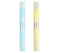 Tibapla 2 Pezzi Penna Correggi Smalto, Penna Correttore Manicure, Pennello Correggi Smalto con 6 Punte di Ricambio, Nail Polish Corrector Pen Correzione