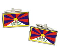 Tibet Bandiera Gemelli IN Cromata Scatola Regalo