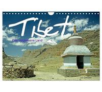Tibet Das vergessene Land (Wandkalender 2026 DIN A4 quer), CALVENDO Monatskalender: Unendliche Weite und Stille auf dem höchsten Plateau der Welt