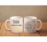 Tibet-Spaniel - Un Tazza " Makes Me Felice " Subli Cane