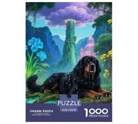 Tibetan Mastiff 1000 Pieces Art Puzzle Creative Cute Pets Children's Jigsaw Puzzle for Adults from 14 Years Colorful Toy Gift for Family Jigsaw Games 70x50cm/1000pcs