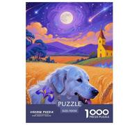 Tibetan Mastiff 1000 Pieces Jigsaw Puzzle Creative Cute Pets Children's Jigsaw Puzzle for Adults from 14 Years Gift Jigsaw Games 70x50cm/1000pcs