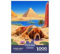 Tibetan Mastiff 1000 Pieces Puzzle Fun Cute Pets Puzzle for Adults for Adults from 14 Years Gift Jigsaw Games 70x50cm/1000pcs