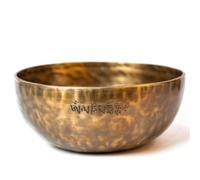 Tibetan Singing Bowl Buddha Sound Bowl, Sound Therapy Healing Hammer Meditation Bowl for Full Moon Prayer(16cm)