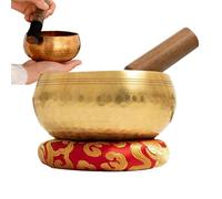 Tibetan Singing Bowl, Handmade Meditation Bowl, Sound Bowl for Yoga, Chakra Sound, Singing Bowls with Mallet, Mindfulness Meditation Bowl, Stress Relief Singing Bowl, Tibetan Bowl for Healing,