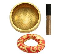 Tibetan Singing Bowl - Handmade Sound Bowl For Meditation - Complete Set With Cushion Mallet - Perfect For Yoga, Chakra Healing, Mindfulness, And Stress Relief Practices