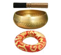 Tibetan Singing Bowl, Sound Bowl, Singing Bowl Set, Tuned Sound Bowl, Meditation Bowl, Authentic Sound Quality Includes Cushion and Mallet Beautifully Designed for Yoga, Relaxation, and Sound Healing