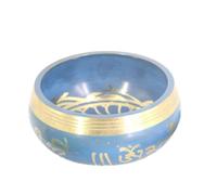 Tibetan Singing Bowl Sound Therapy, Buddha Sound Bowl for Yoga Meditation Relaxation Healing Prayer(Blauw)