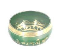 Tibetan Singing Bowl Sound Therapy, Buddha Sound Bowl for Yoga Meditation Relaxation Healing Prayer(Groen)