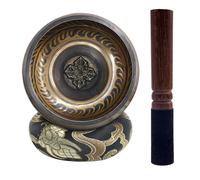 Tibetano Cantando Ciotola Set Con Doppio End Stroker Cuscino per Meditation Yoga