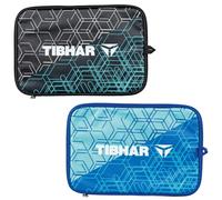 Tibhar Custodia per racchetta da ping pong SOL rettangolare, borsa per 1 racchetta | valigetta per racchette da ping pong | edizione limitata (blu/turchese)