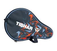 Tibhar Custodia rotonda con scomparto per palline, Spectra/ping pong (blu/arancione)