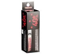 Tibhar - Palline da ping pong 40+ 3 stelle, colore: bianco, 525
