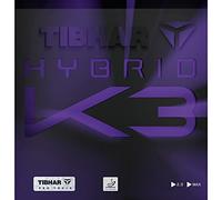 Tibhar Rivestimento ibrido K3 colore 2,3 mm, rosso, dimensioni 2,3 mm, rosso