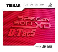 Tibhar Rivestimento Speedy Soft XD D.Tecs, rosso, 1,8 mm
