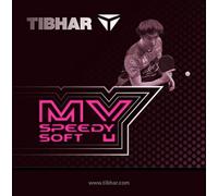 Tibhar Speedy Soft My - Rivestimento per ping-pong (nero, Max)