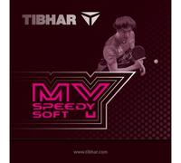 Tibhar Speedy Soft My - Rivestimento per ping-pong (rosso, 1,3 mm)