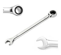 TIBOO DAY Chiave a cricchetto a 90 denti, chiave combinata a cricchetto SAE da 3/8", chiave a cricchetto CR-V a 12 punti, con movimento di precisione per spazi ristretti