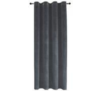 TiborTex Tenda Oscurante in Velluto con Anelli, Poliestere, 1 Pezzo