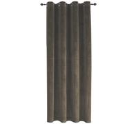 TiborTex Tenda Oscurante in Velluto con Anelli, Poliestere, 1 Pezzo