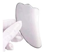 TIBROMTACK Titanium Gua Sha strumento per il viso, il collo, la mascella, il massaggio del corpo e allevia il gonfiore del viso per migliorare la bellezza, la cura della pelle.