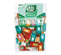Tic Tac Box with 60 Mini Boxes (Each 3.9 Grams), ARTIFICIALLY Flavoured Mints