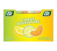 Tic Tac Citrus Adventure Mints, 12 pezzi, rinfresco in movimento, riempitivi per calze, 48,2 g ciascuna