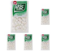 Tic Tac Confetto Gusto Menta, 1 Astuccio (Confezione da 5)