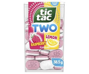 Tic Tac Due aromi di limone e lampone, 38,5 g
