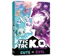 Tic Tac KO: Gioco da tavolo di strategia carino contro malvagio Gioco da tavolo