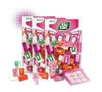 Tic Tac Mini Travels Mix Strawberry Edition 3 x 228 g Lilliput - 180 scatole TicTac singolarmente - fragola, menta, fragola acida e arancione in Tic Tac XXL confezione grande mini caramelle + gioco