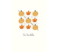 Tic-Tac-Notes Orange Pumpkin Journal: Cute Fall Notebook (6"x9"), 150 Lined Pages, Paperback Cover