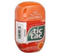 Tic Tac Orange Bottle Pack, 3.4-Ounce / 200 Count (Pack of 4) 800 Total