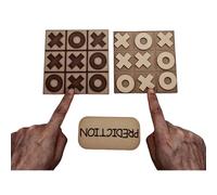 Tic Tac PerfecToe (versione in plastica) Trucchi di magia L'ultimo Tic Tac Toe Previsione Magic Close-up Illusioni Puntelli