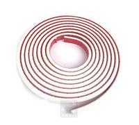 Tic Tac Tiles 20 piedi Peel and Stick Trim per Backsplash Tile Edge Fodera flessibile autoadesiva per decorazione angolare, colore bianco