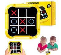 Tic Tac Toe, 4-in-1 Gioco Tris Elettronico, Multifunzionale Tris Gioco per Bambini per Bambini e Adulti, Portatili Tic Tac Mini Nove Griglia Giochi Regali Giochi per Festa, Casa, Scuola