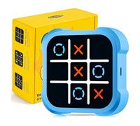 Tic Tac Toe - Console manuale elettronica 4 in 1, giochi di memoria, console di gioco portatile per bambini e adulti, regalo di Natale per bambini dai 6 ai 12 anni (C)
