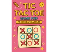 Tic Tac Toe Game Pad for Kids and Adults: Portable Activity Book for Travel, Parties, and Family Time
