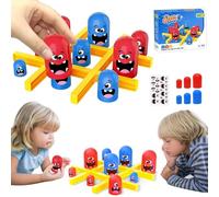 Tic Tac Toe Game Set,Big Eat Small Tavolo Giocattolo Puzzle Gioco, Gioco Interattivo Classico Genitore Figlio,Giochi da tavolo per famiglie, Tic Tac Toe Juego Set per Bambini, Adulti